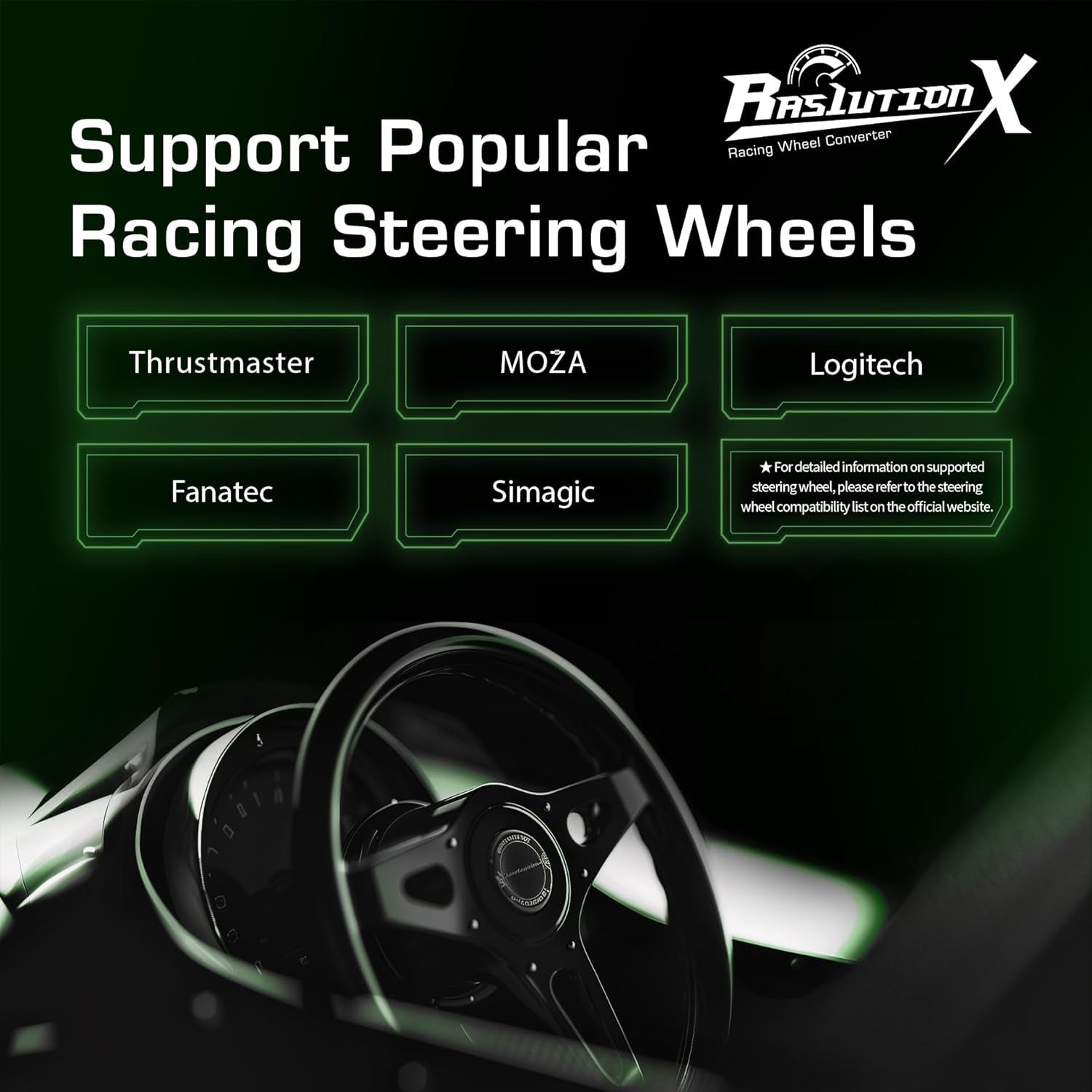 Brook Ras1ution X - Racing Wheel Converter for Xbox Consoles Electronics Brook Gaming