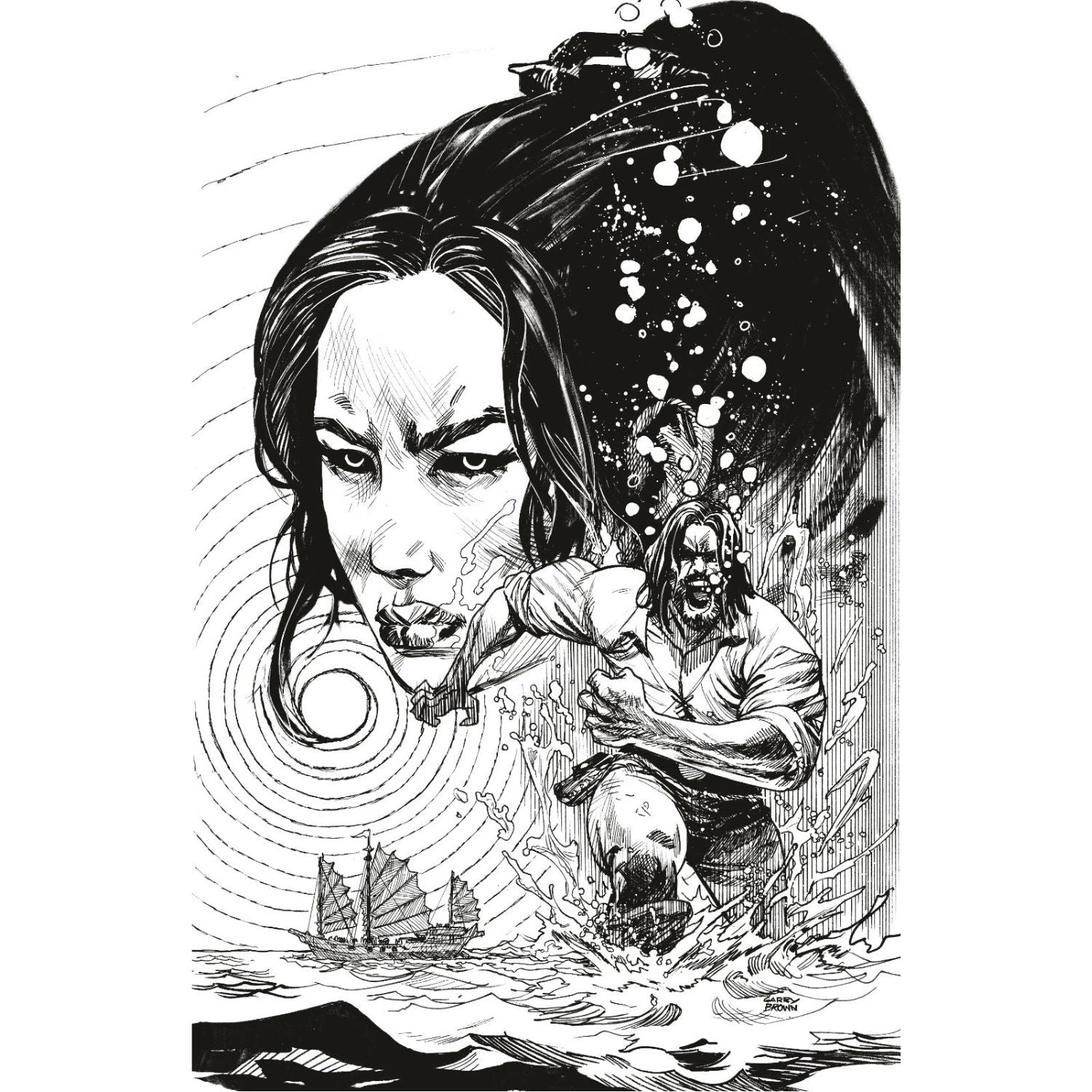 Brzrkr The Bleeding Tide: #1 [Garry Brown CVR L] 2025 Comics Boom Studios
