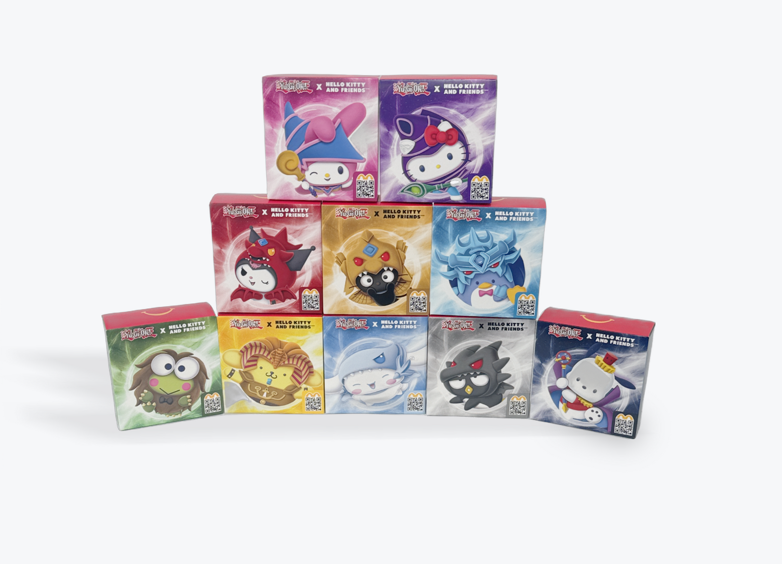 Yu-Gi-Oh x Hello Kitty & Friends x McDonald's Plush Figures - Limited Edition - Complete Set of 10 Plushies Konami