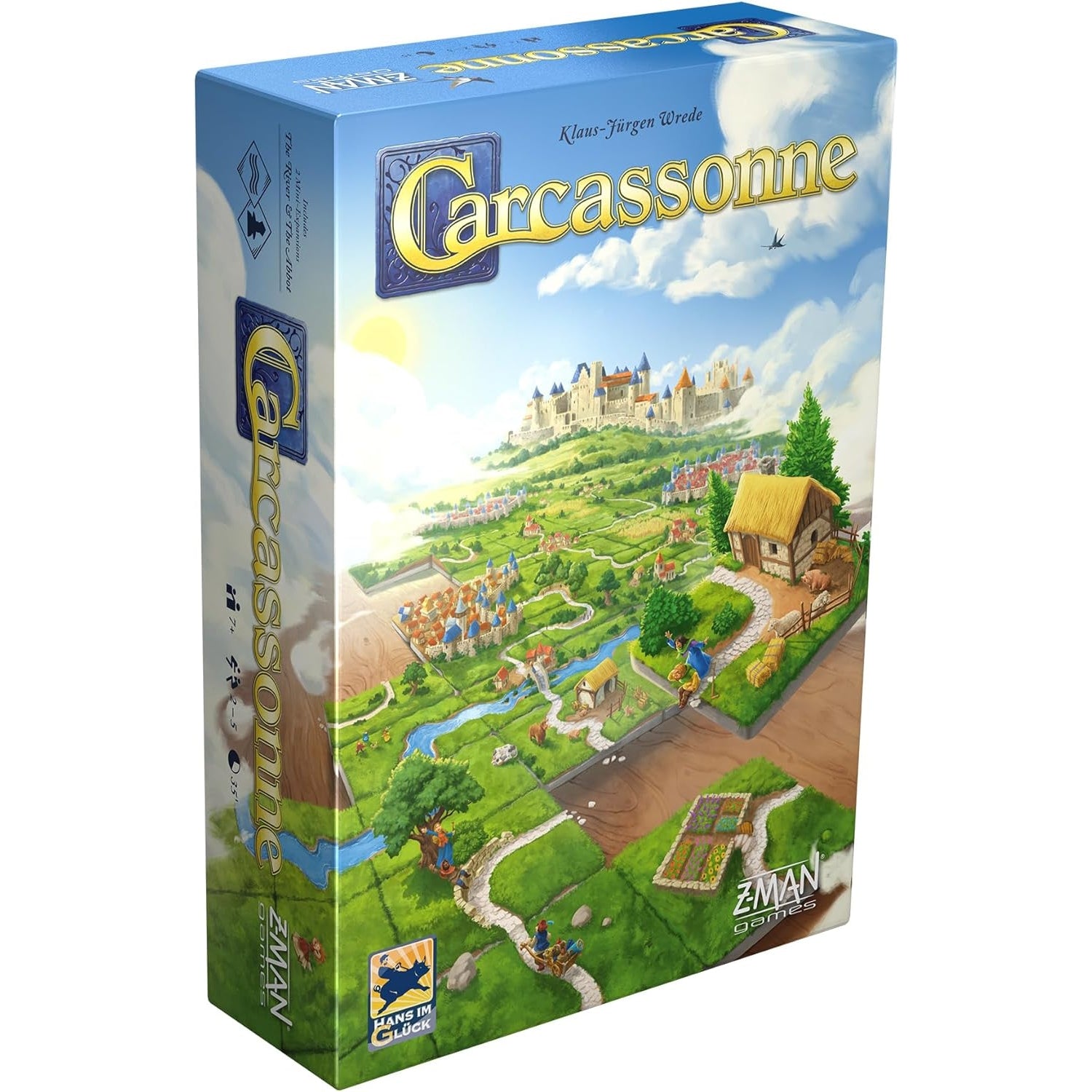 Carcassonne 2.0 New Edition [Board Game, 2-5 Players] Board Game Z-Man Games   