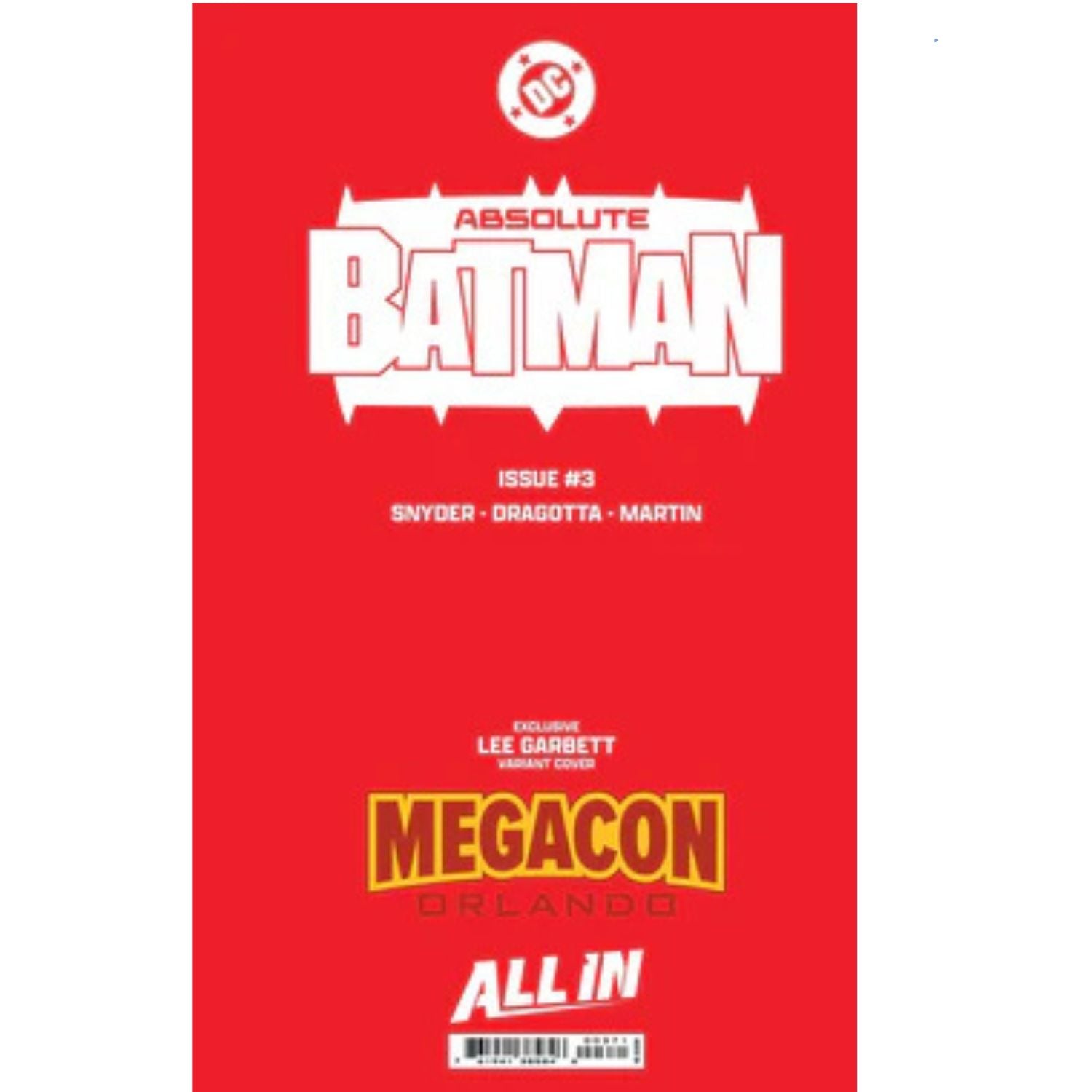 Absolute Batman: #3 [Lee Garbett CGC 9.6 MegaCon Foil] 2024 Comics DC Comics