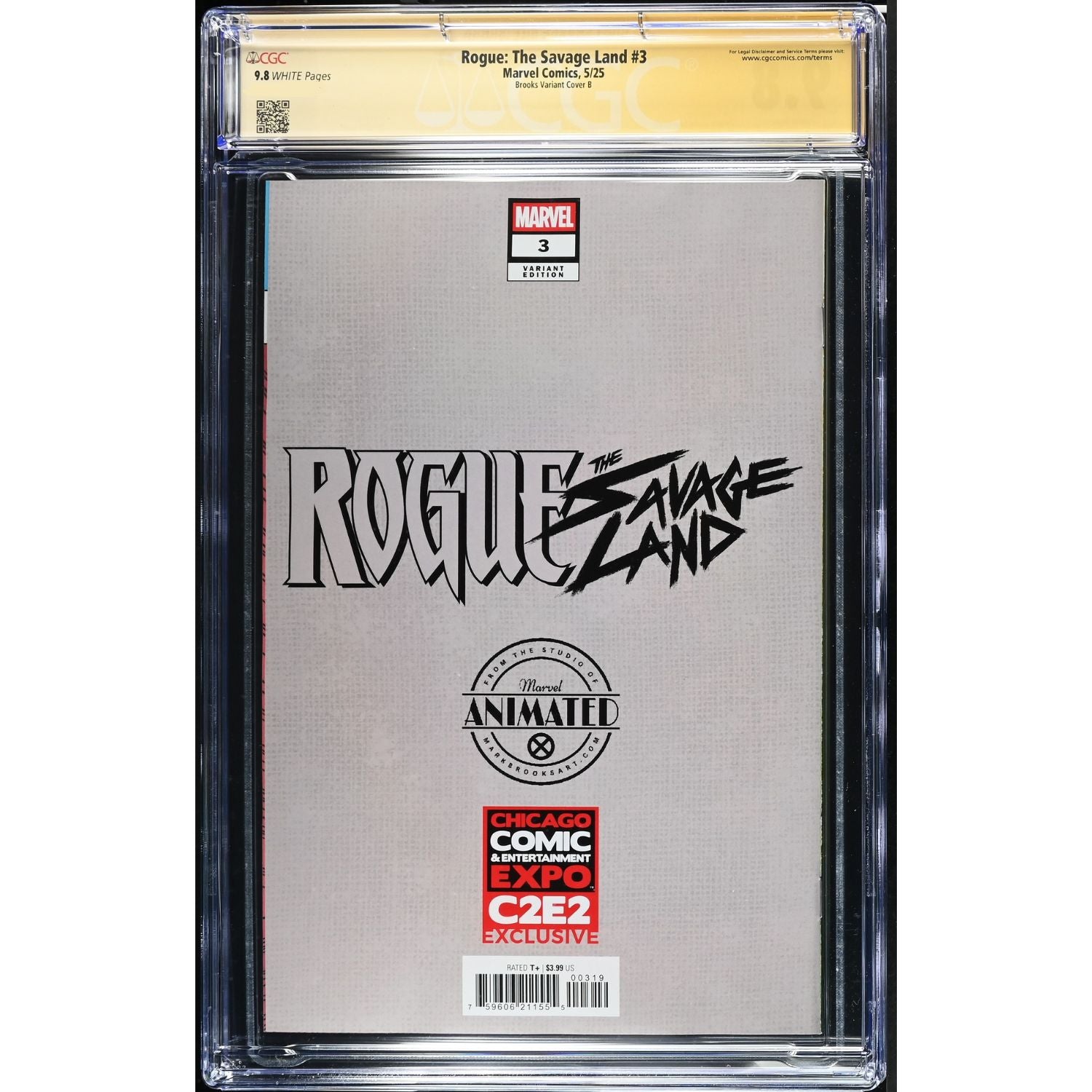 Rogue The Savage Land: #3 [Brooks CGC 9.8 Signature Series C2E2 CVR B] 2025 Comics Marvel Comics
