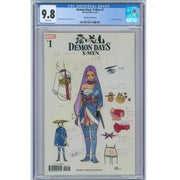 Demon Days X-Men: #1 [Peach Momoko CGC 9.8 Design CVR C - 1:500] 2021 Comics Marvel Comics