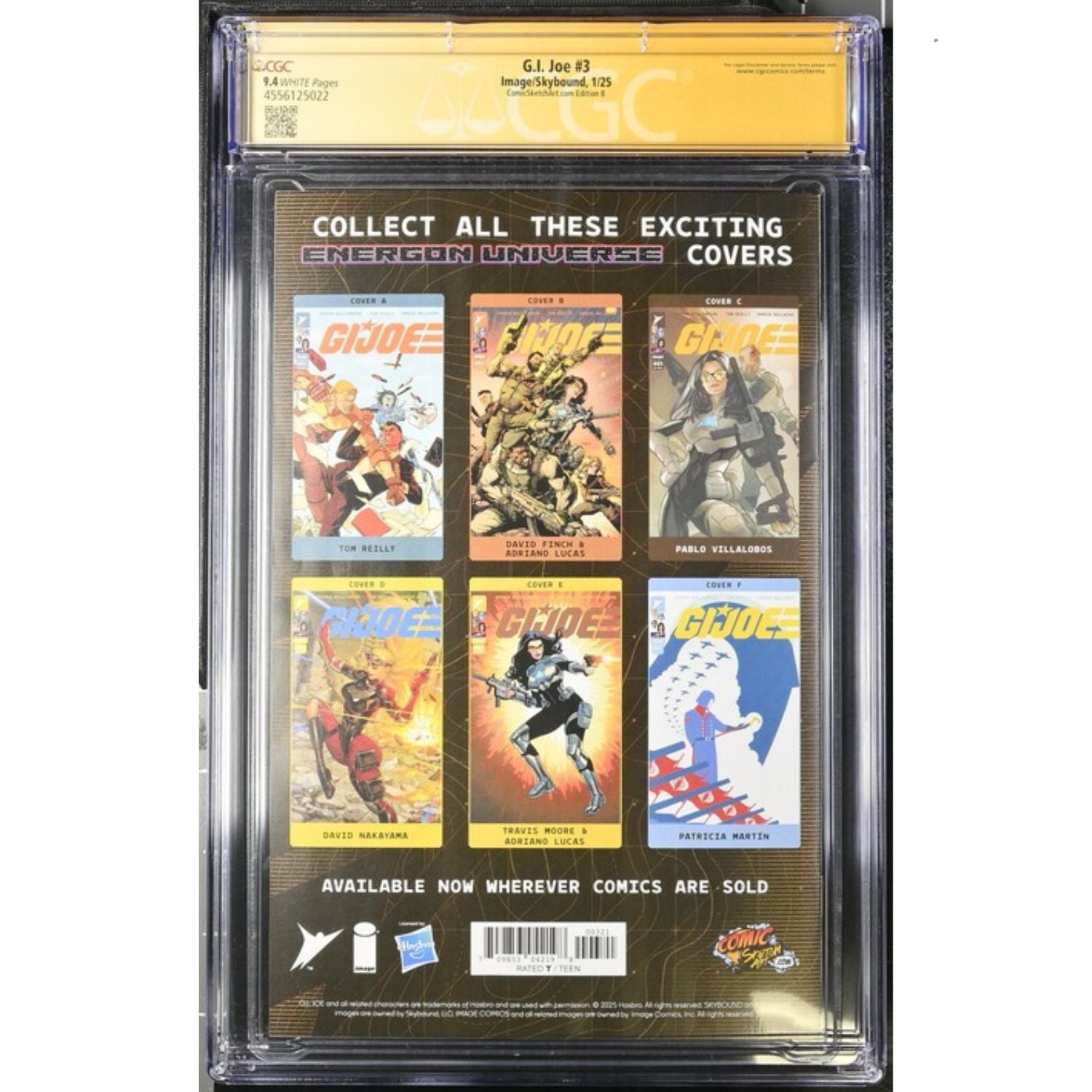 GI Joe: #3 [Frank Cho CGC 9.4 Signature Series] 2025 Comics Image Comics