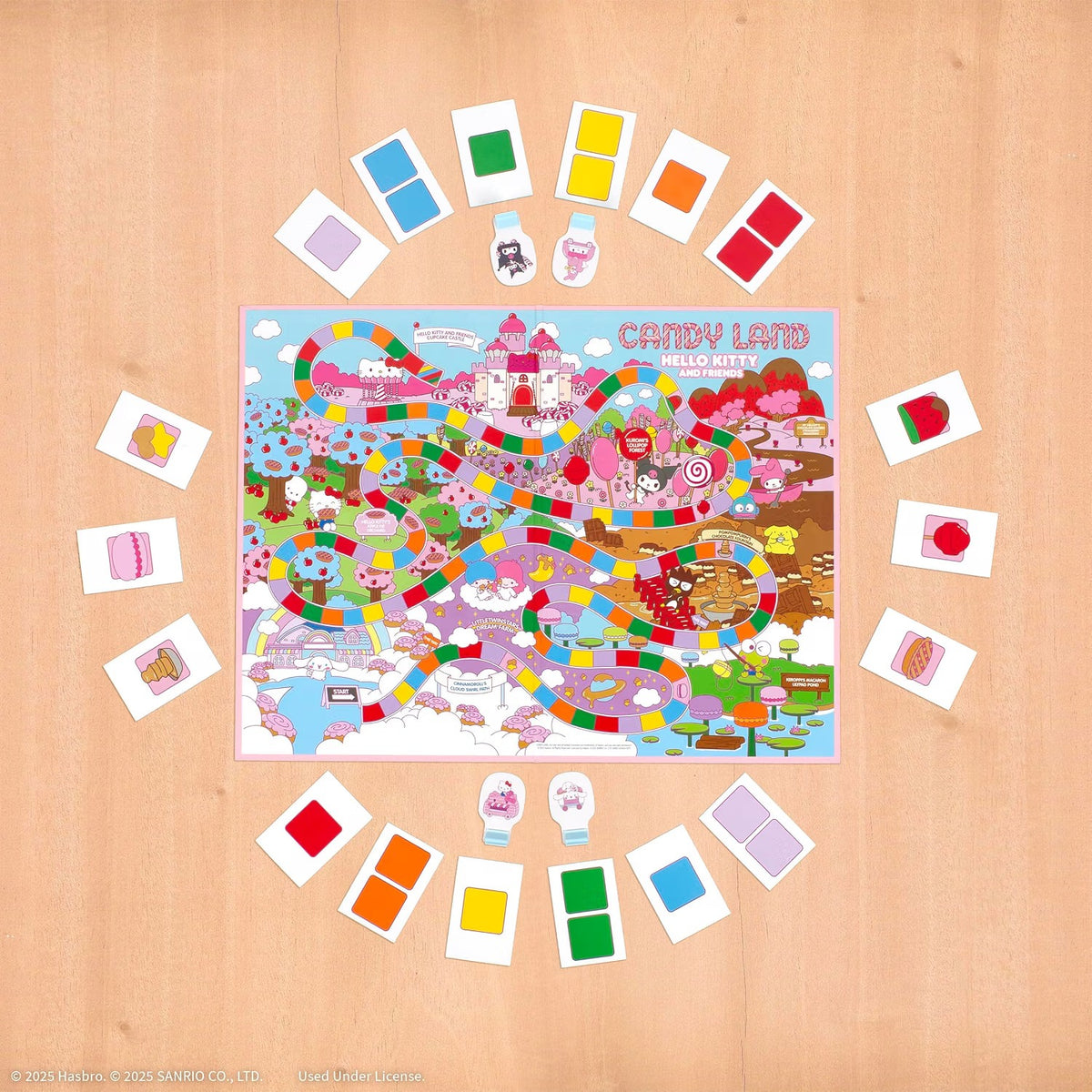 Candy Land: Hello Kitty and Friends [Board Game, 2-4 Players] Board Game OPGames