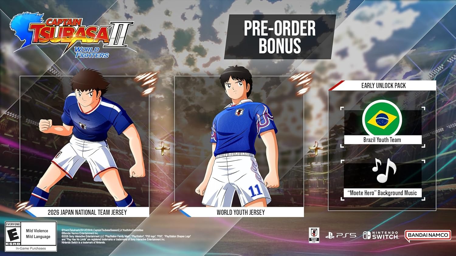 Captain Tsubasa II: World Fighters [PlayStation 5] PlayStation 5 Video Game Bandai Namco