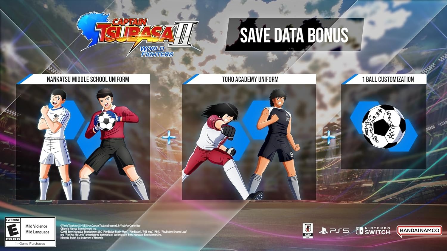 Captain Tsubasa II: World Fighters [PlayStation 5] PlayStation 5 Video Game Bandai Namco