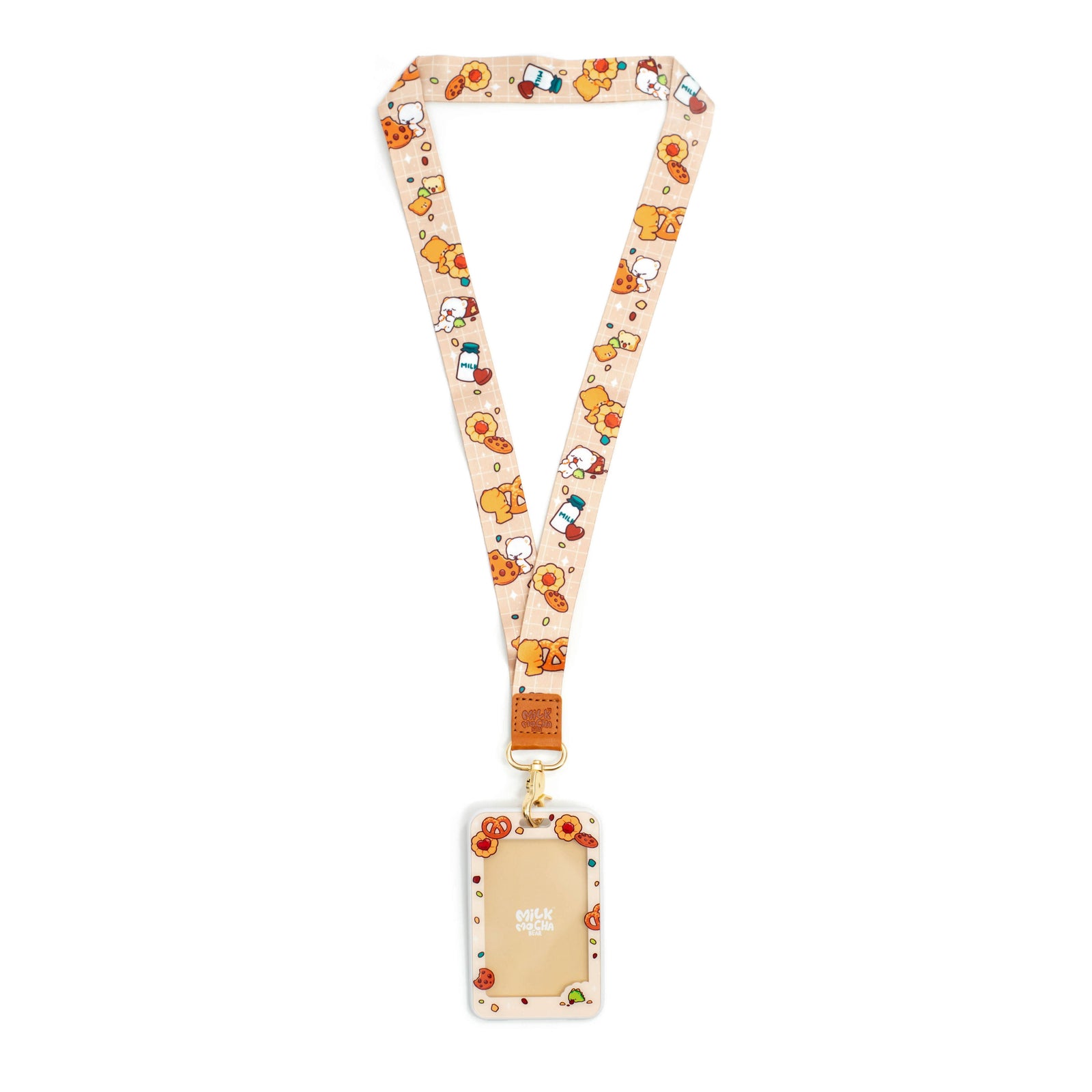 Milk Mocha Bear: Cookie Card Holder and Lanyard Lanyards Milk Mocha Bear