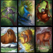 Cardline - Animals Set [Board Game, 2 - 8 Players] Board Game Zygo Matic