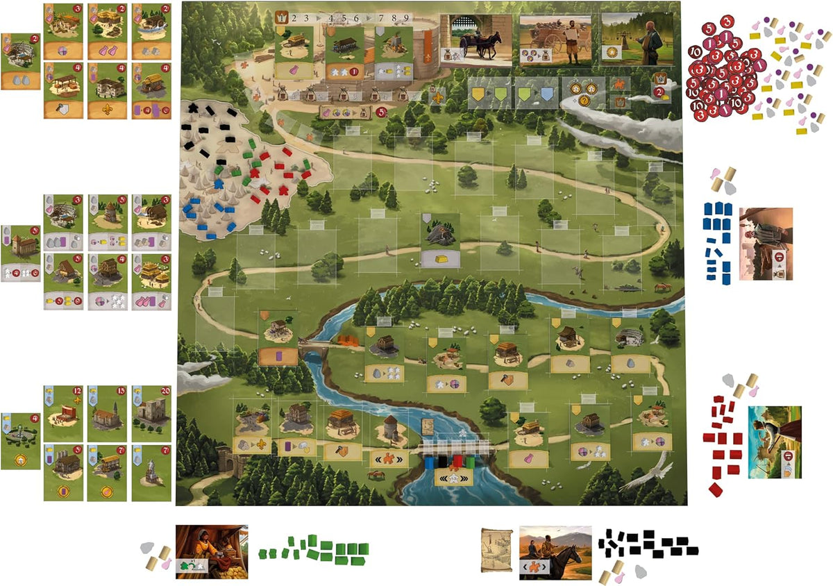 Caylus 1303 [Board Games, 2-5 Players] Board Game Space Cowboys