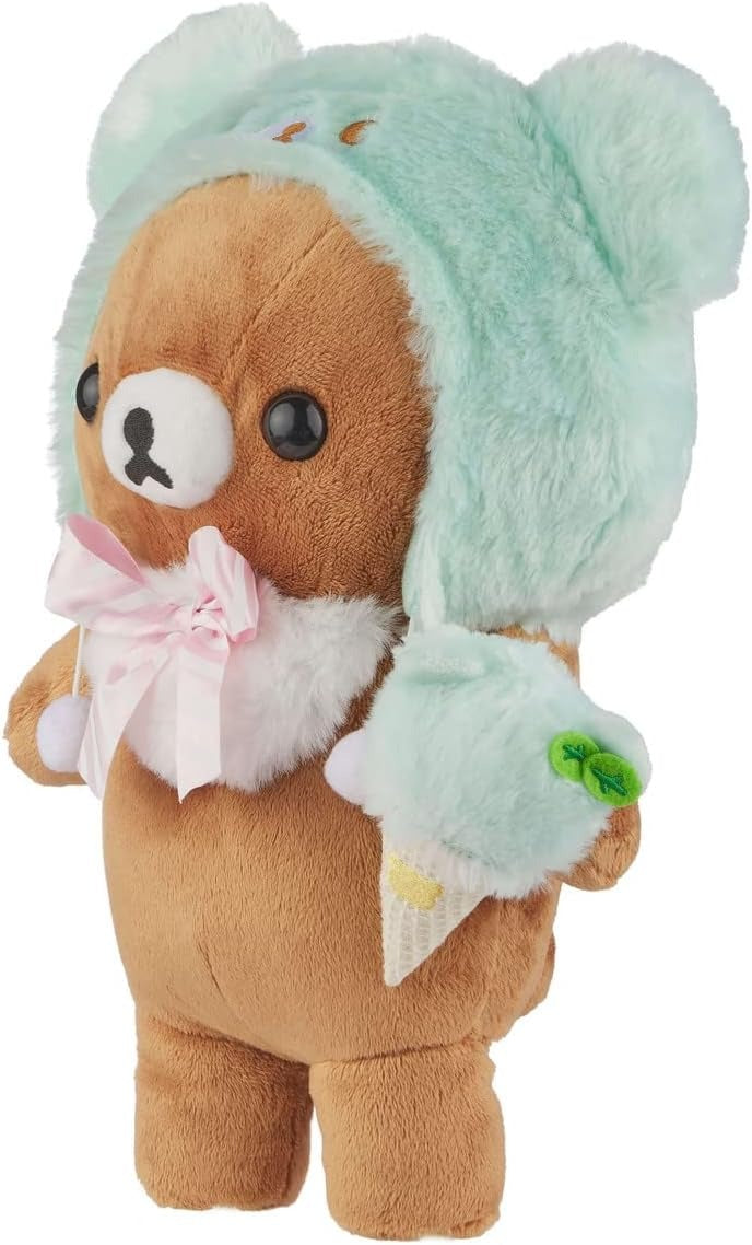 Chairoikoguma San-X Original: Happy Ice Cream Series Plush - Small Plushies Rilakkuma