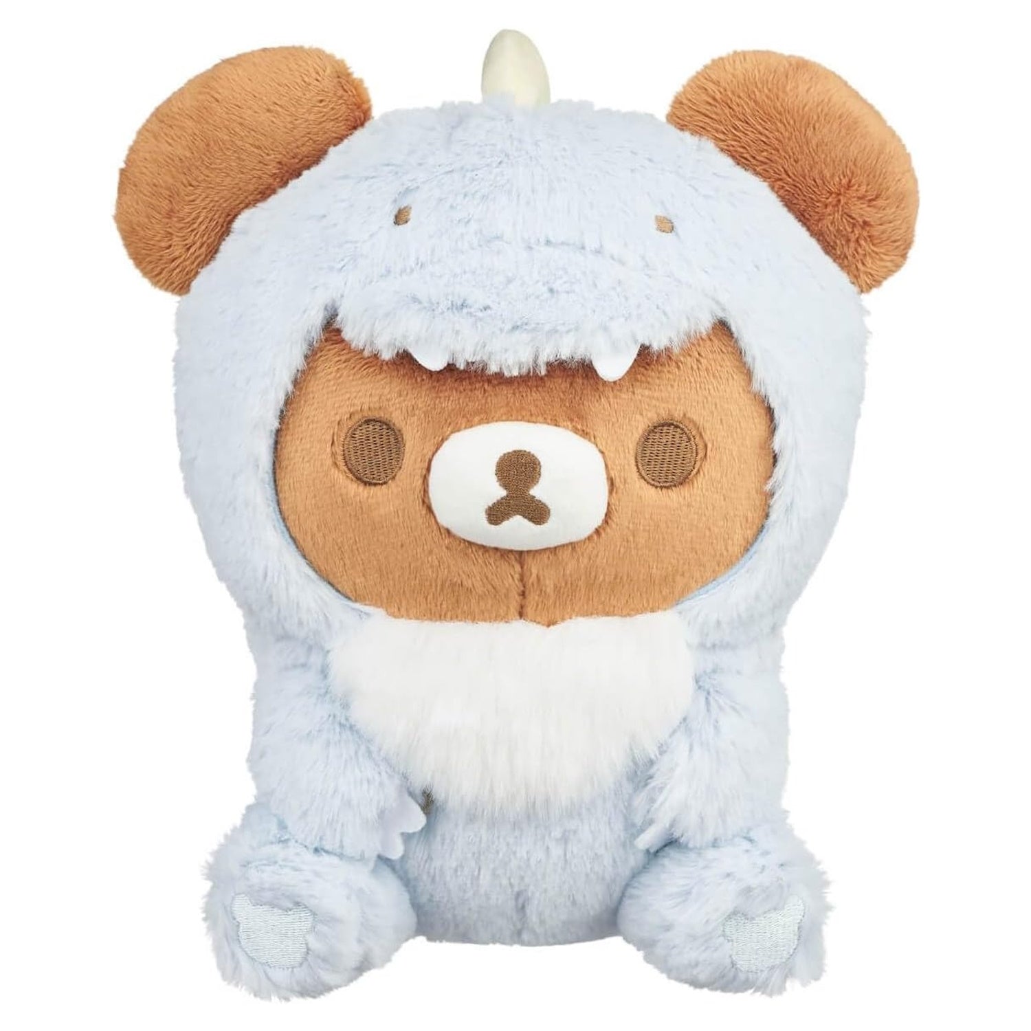 Chairoikoguma San-X Original: Plays with Dino Series Plush - Pastel Blue Plushies Rilakkuma
