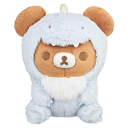 Chairoikoguma San-X Original: Plays with Dino Series Plush - Pastel Blue Plushies Rilakkuma