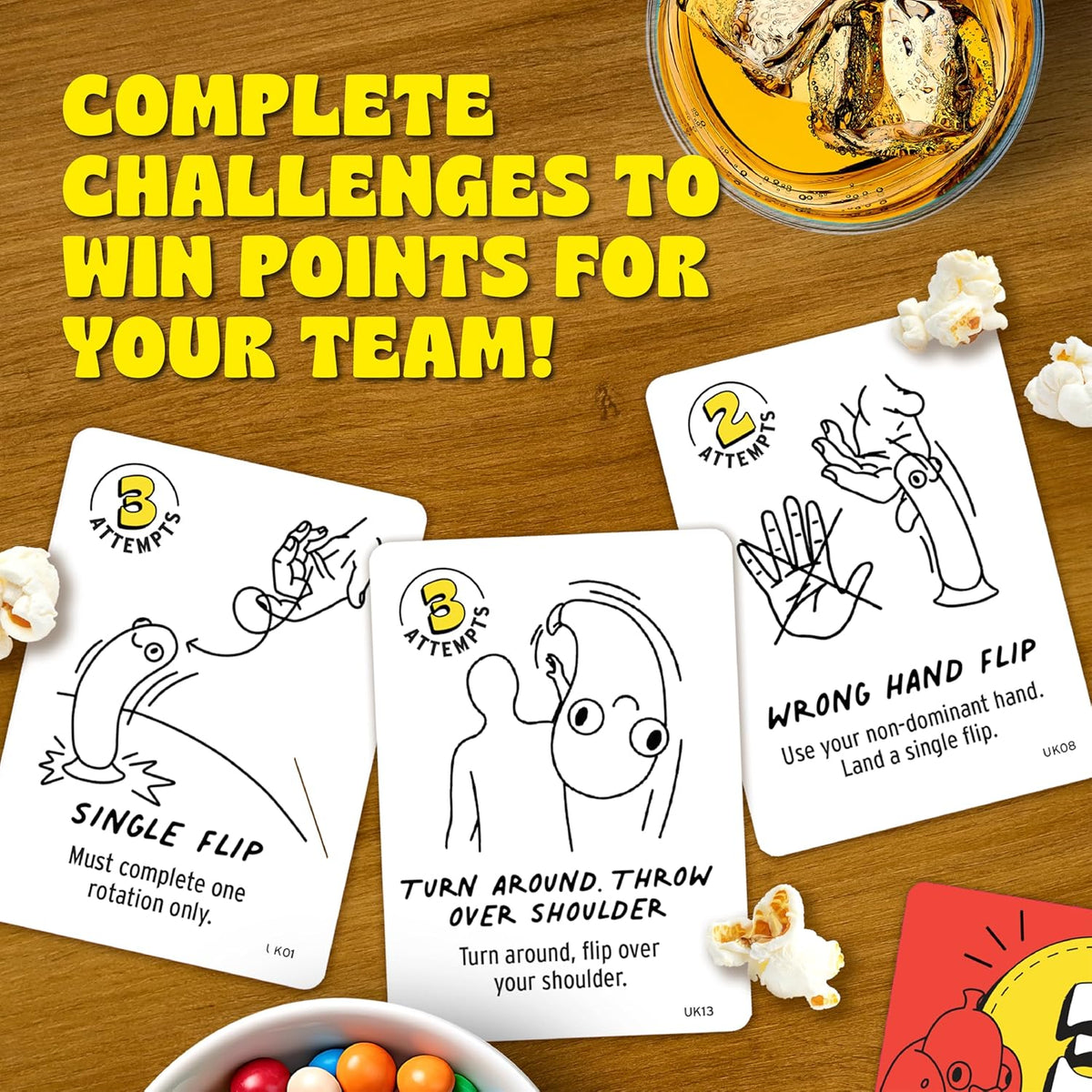 Chicken vs Hotdog [Board Game, 2 - 10 Players] Board Game Big Potato Games