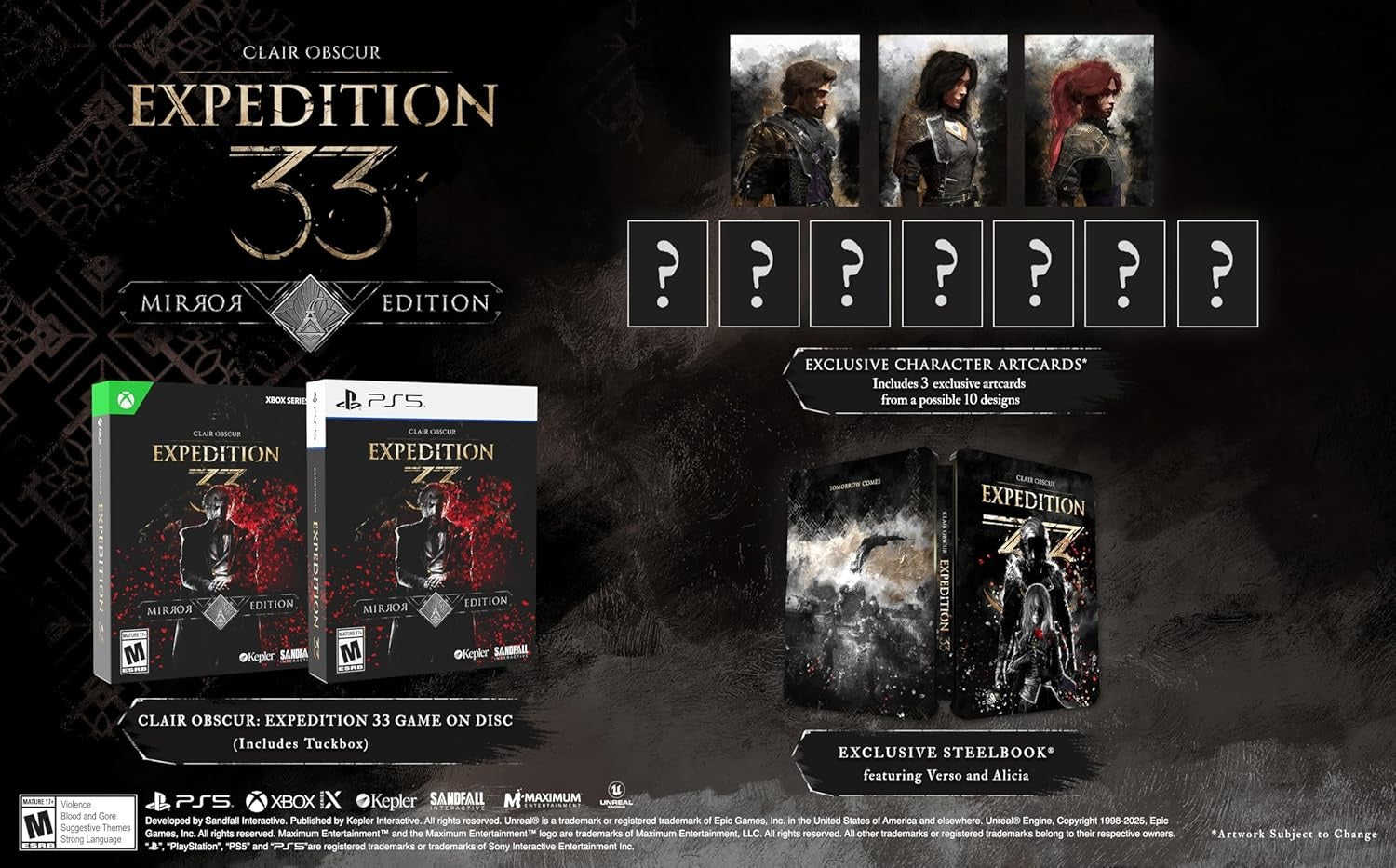 Clair Obscur: Expedition 33 - Mirror Edition [Playstation 5] PlayStation 5 Video Game Maximum Games