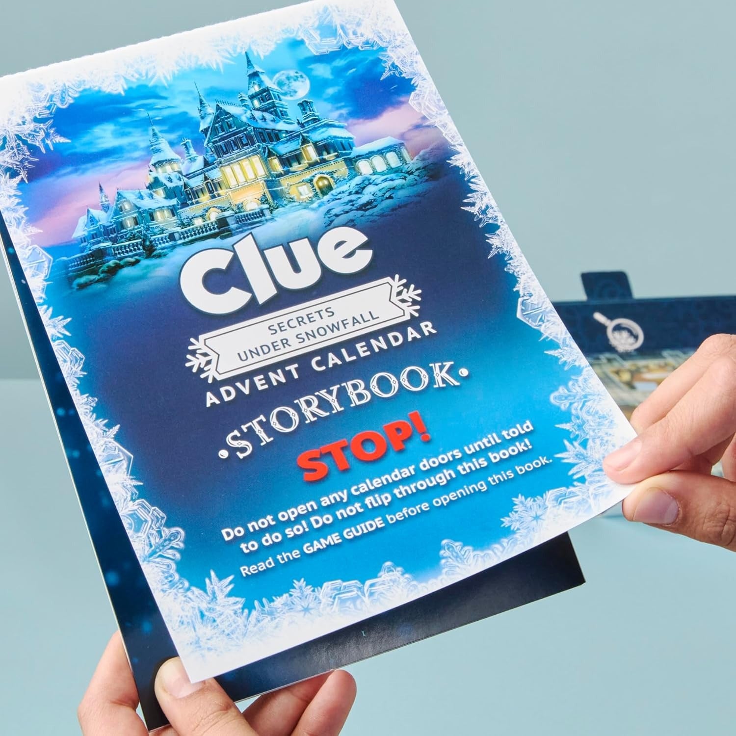 Clue: Advent Calendar - Secrets Under Snowfall [Board Game, 2-4 Players] Board Game Hasbro