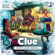 Clue: Advent Calendar - Secrets Under Snowfall [Board Game, 2-4 Players] Board Game Hasbro