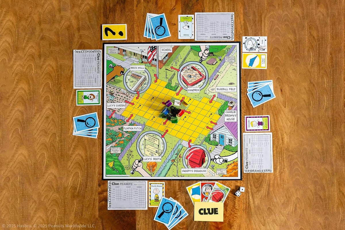 Clue - Peanuts Edition [Board Game, 2-6 Players] Board Game OPGames