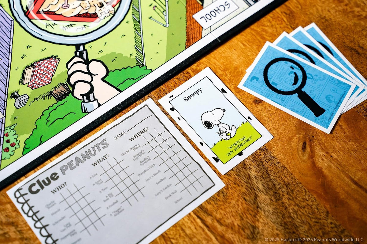 Clue - Peanuts Edition [Board Game, 2-6 Players] Board Game OPGames