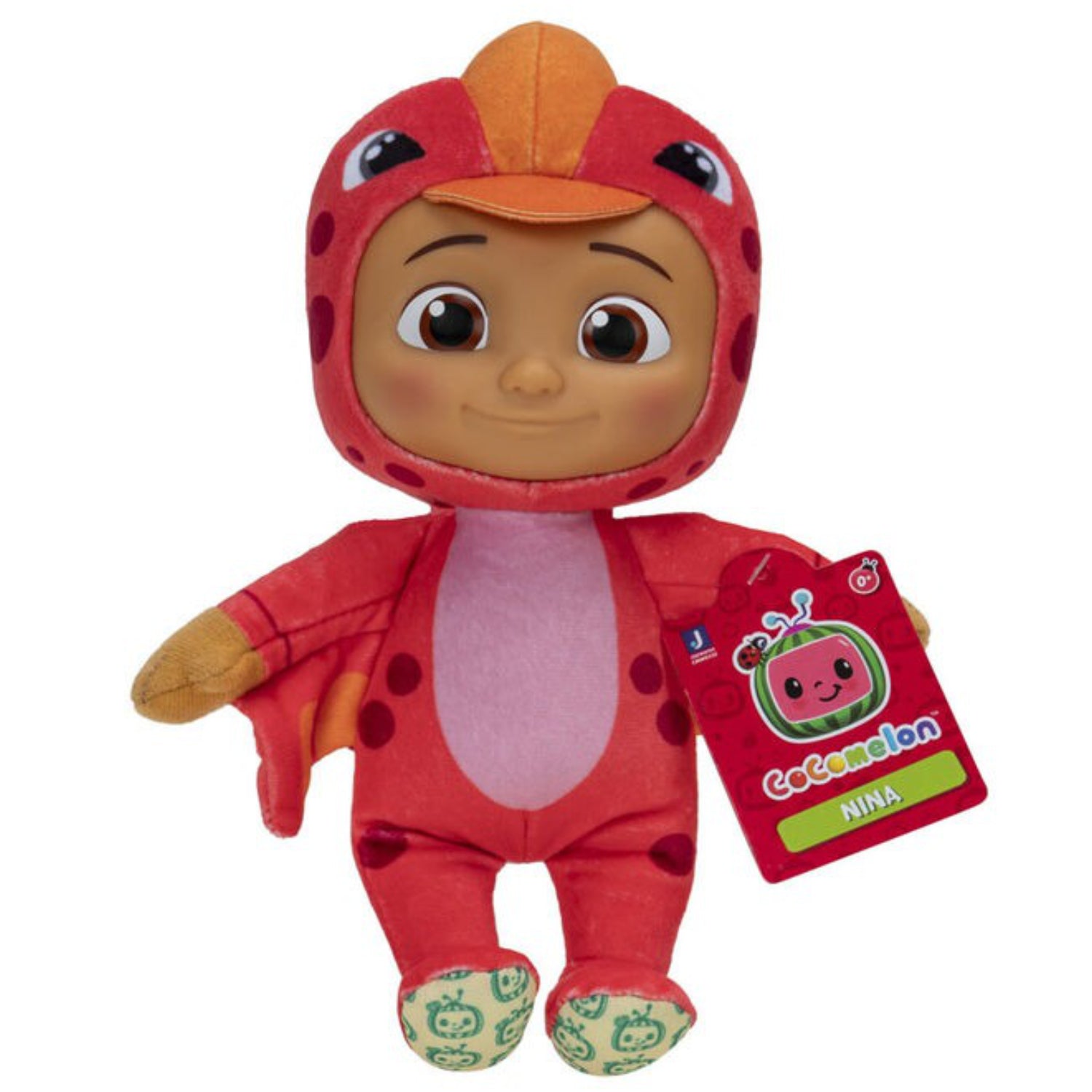 CoComelon: Little 8 Inch Plush - Dino Nina Plushies Jazwares