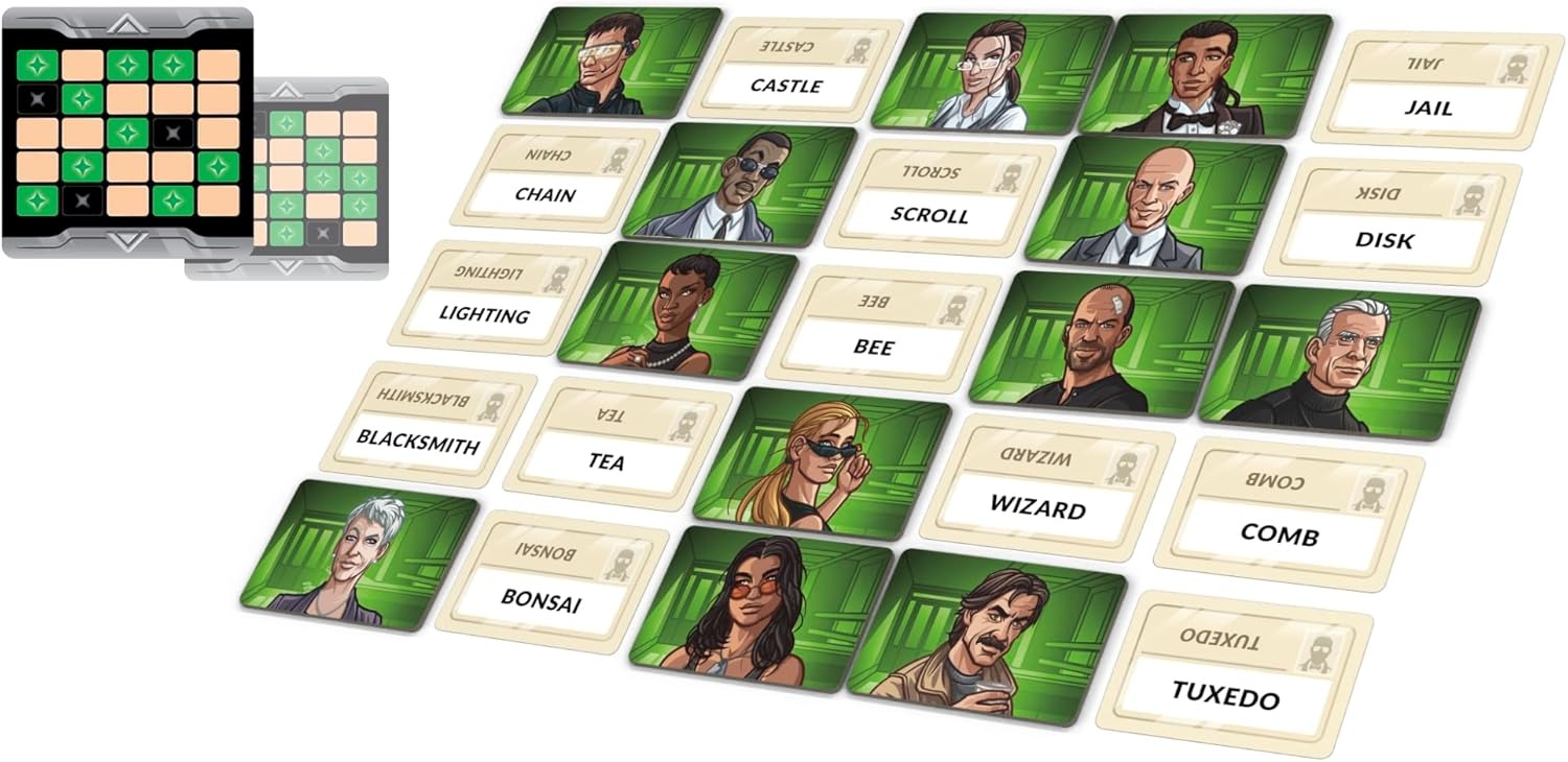 Codenames: Duet - 2nd Edition [Board Game, 2 Players] Board Game CGC (Certified Guaranty Company)