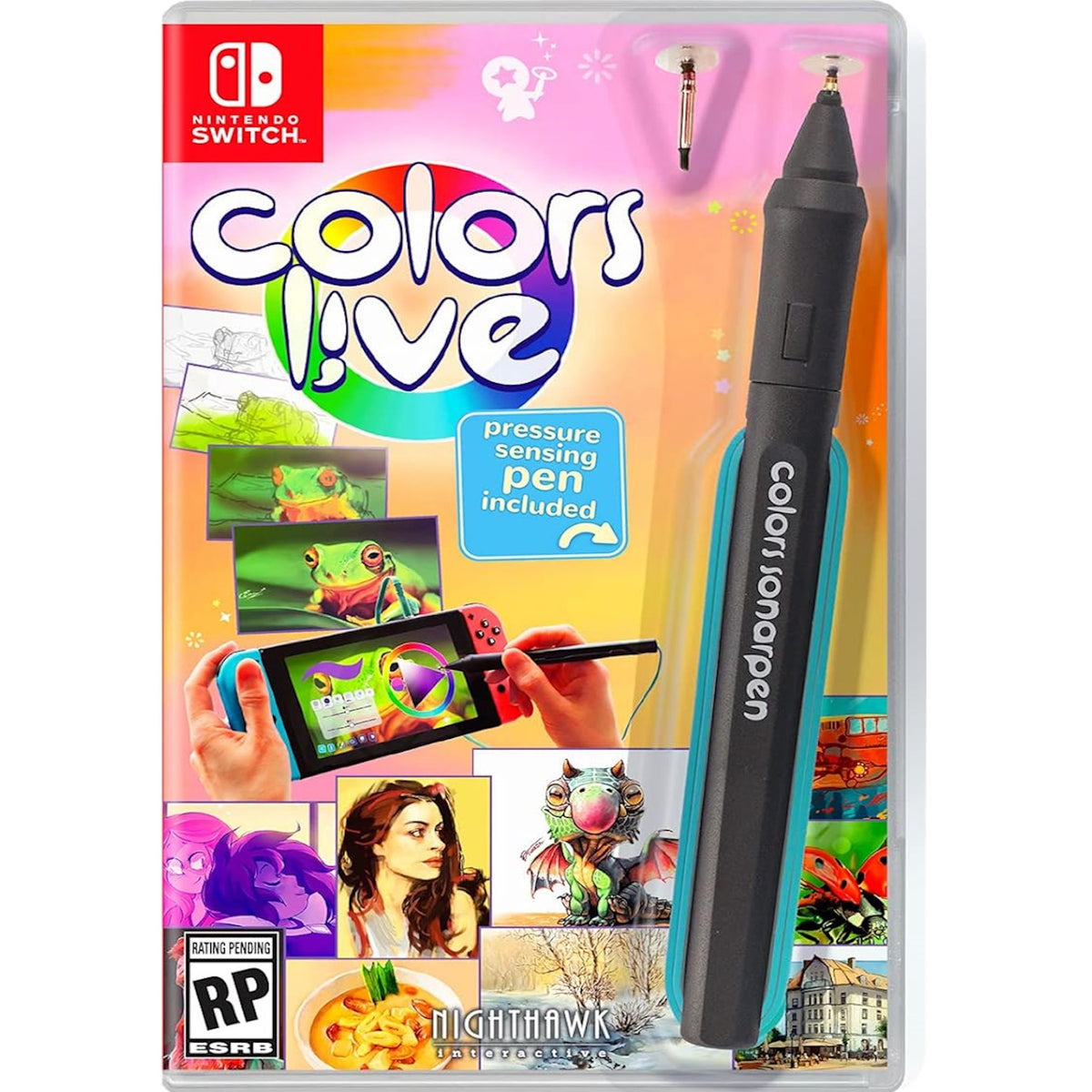 Colors Live w/ Colors Sonar Pen [Nintendo Switch] Nintendo Switch Video Game Nighthawk Interactive
