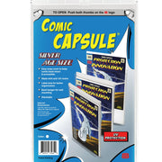 ComicCapsule Protective Case [10 Pack Clear Silver Age Size] Comics ComicCapsule
