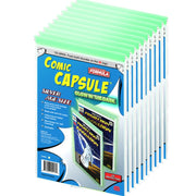 ComicCapsule Protective Case [10 Pack Glow In The Dark Silver Age Size] Comics ComicCapsule