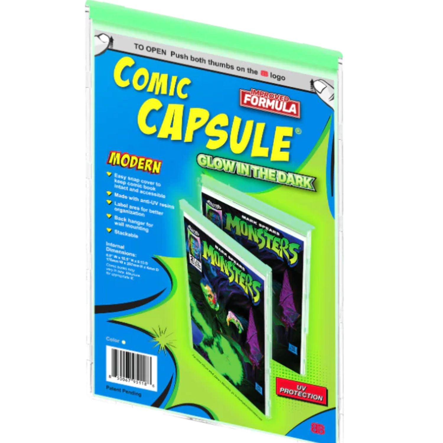 ComicCapsule Protective Case [Glow Modern Age Size] Comics ComicCapsule