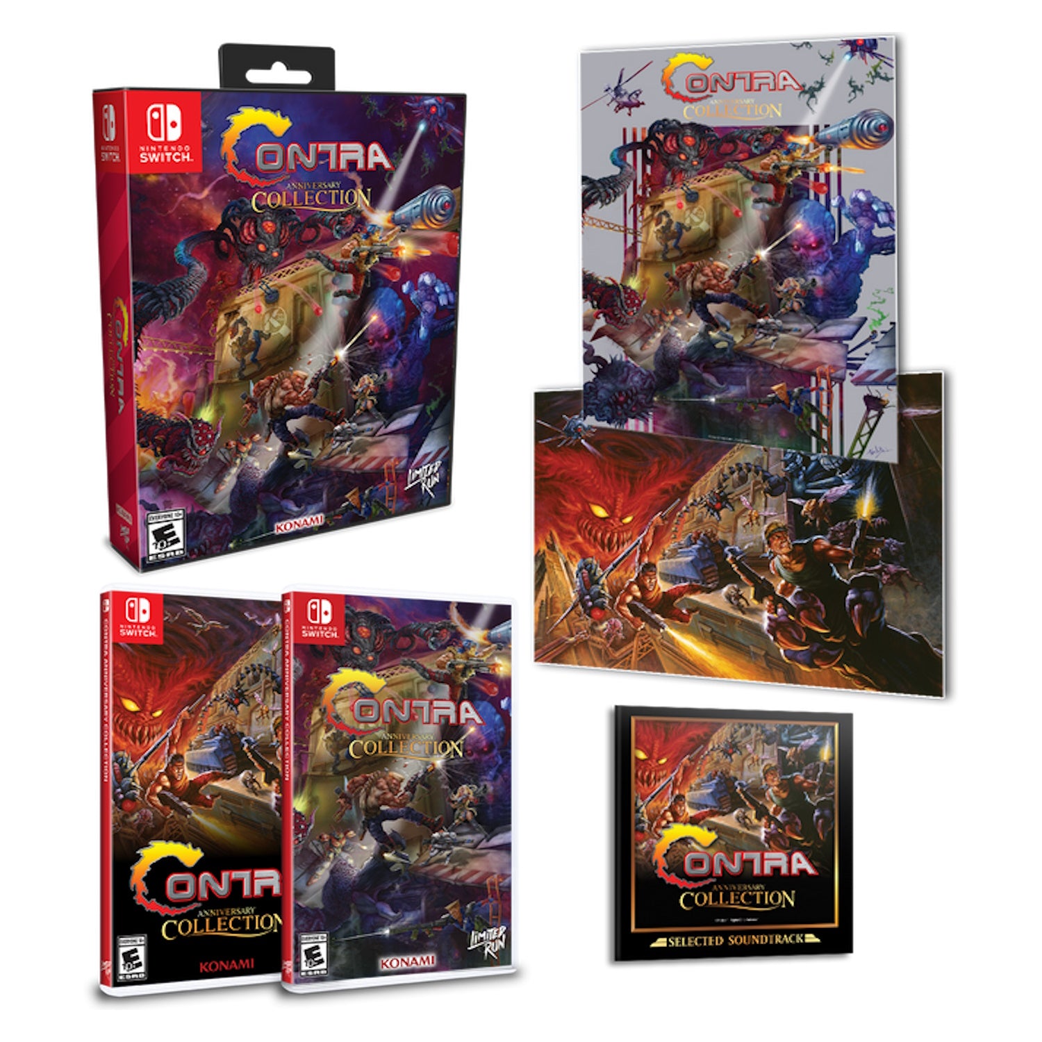 Contra Anniversary Collection Hard Corps Edition - Limited Run Games #140 [Nintendo Switch] Nintendo Switch Video Game Limited Run Games