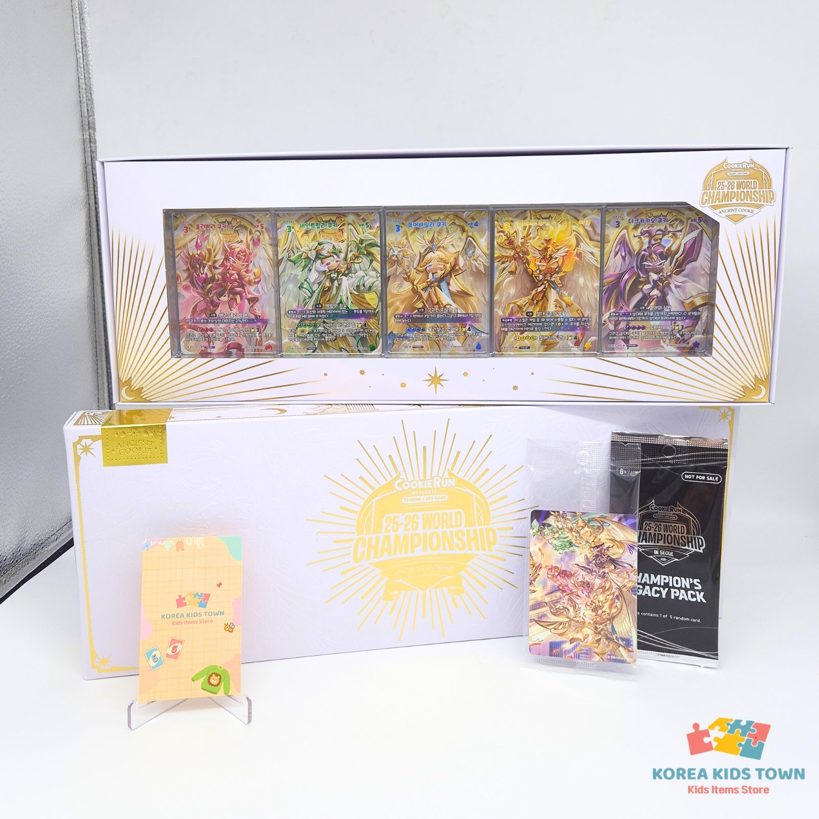 CookieRun Braverse TCG: Ancient Cookie 25-26 World Championship Collectible Card Set Card Game Devsisters