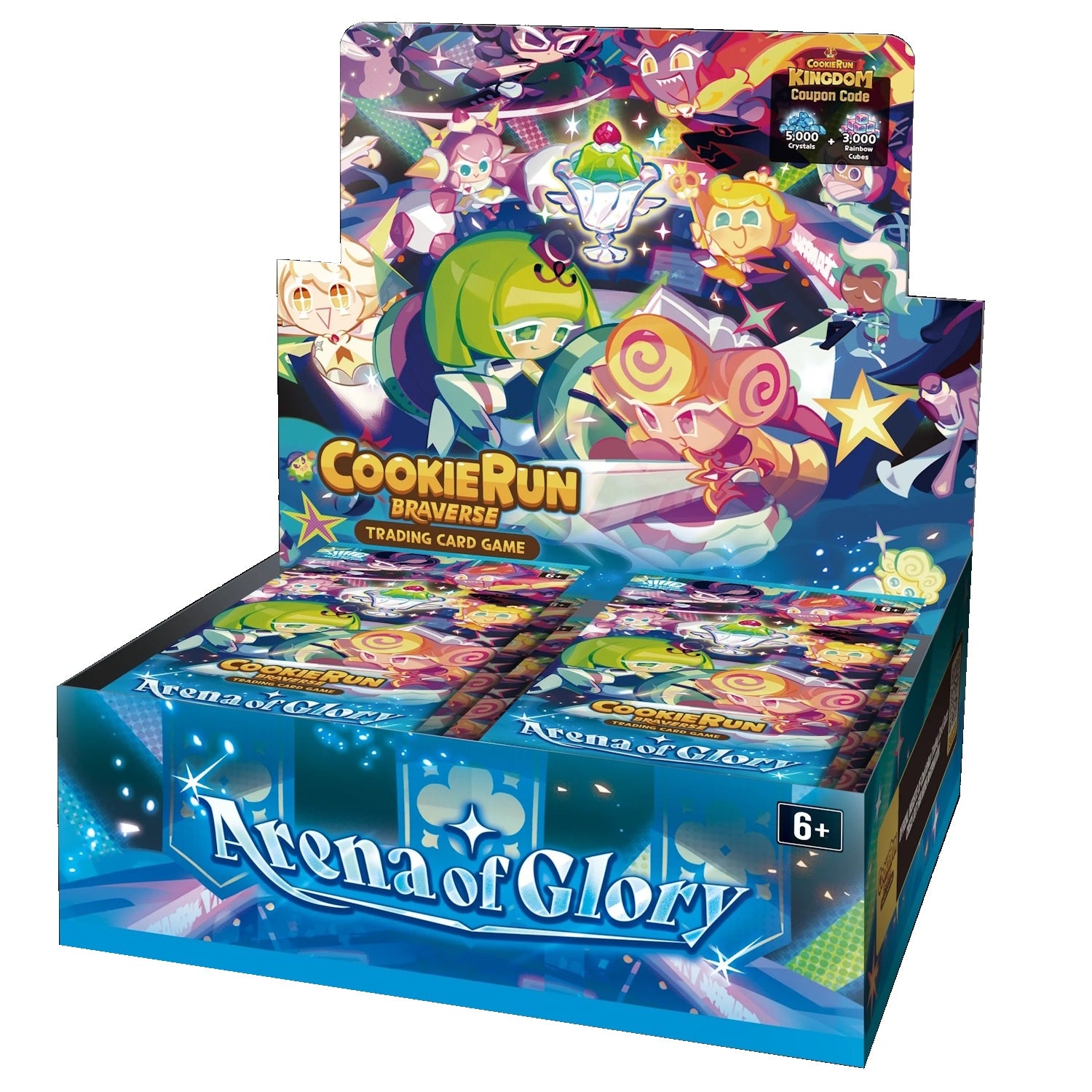 CookieRun Braverse TCG: Arena of Glory Booster Box - 28 Packs Card Game Devsisters