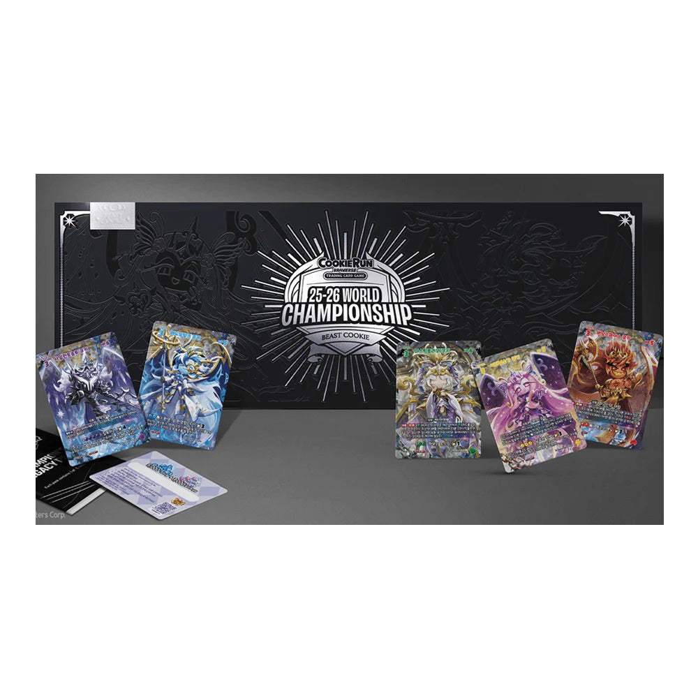 CookieRun Braverse TCG: Beast Cookie 25-26 World Championship Collectible Card Set Card Game Devsisters
