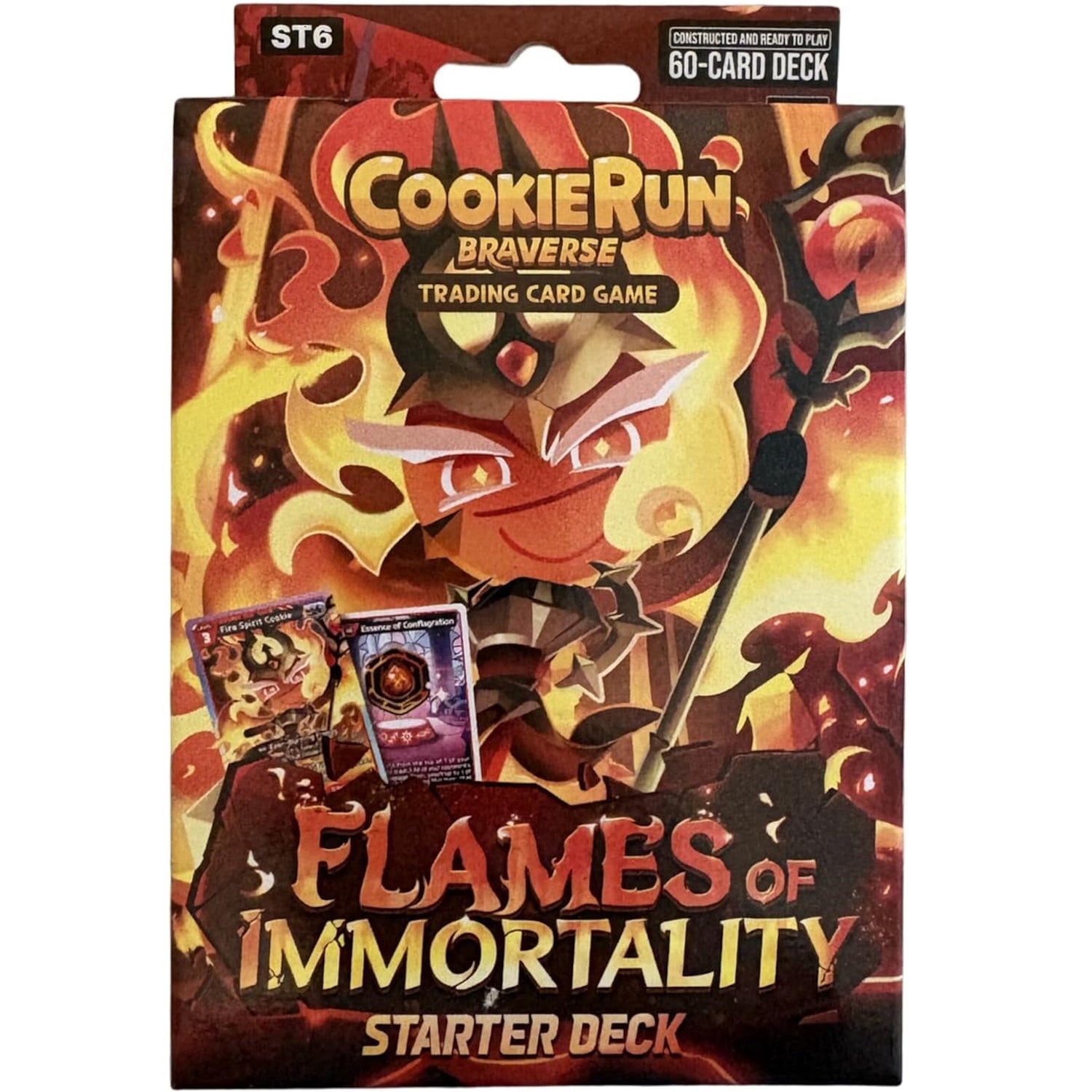 CookieRun Braverse TCG: Flames of Immortality Starter Deck (ST6) Card Game Devsisters