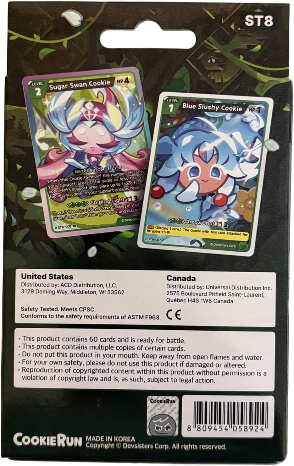 CookieRun Braverse TCG: Guardian Winds Starter Deck (ST8) Card Game Devsisters