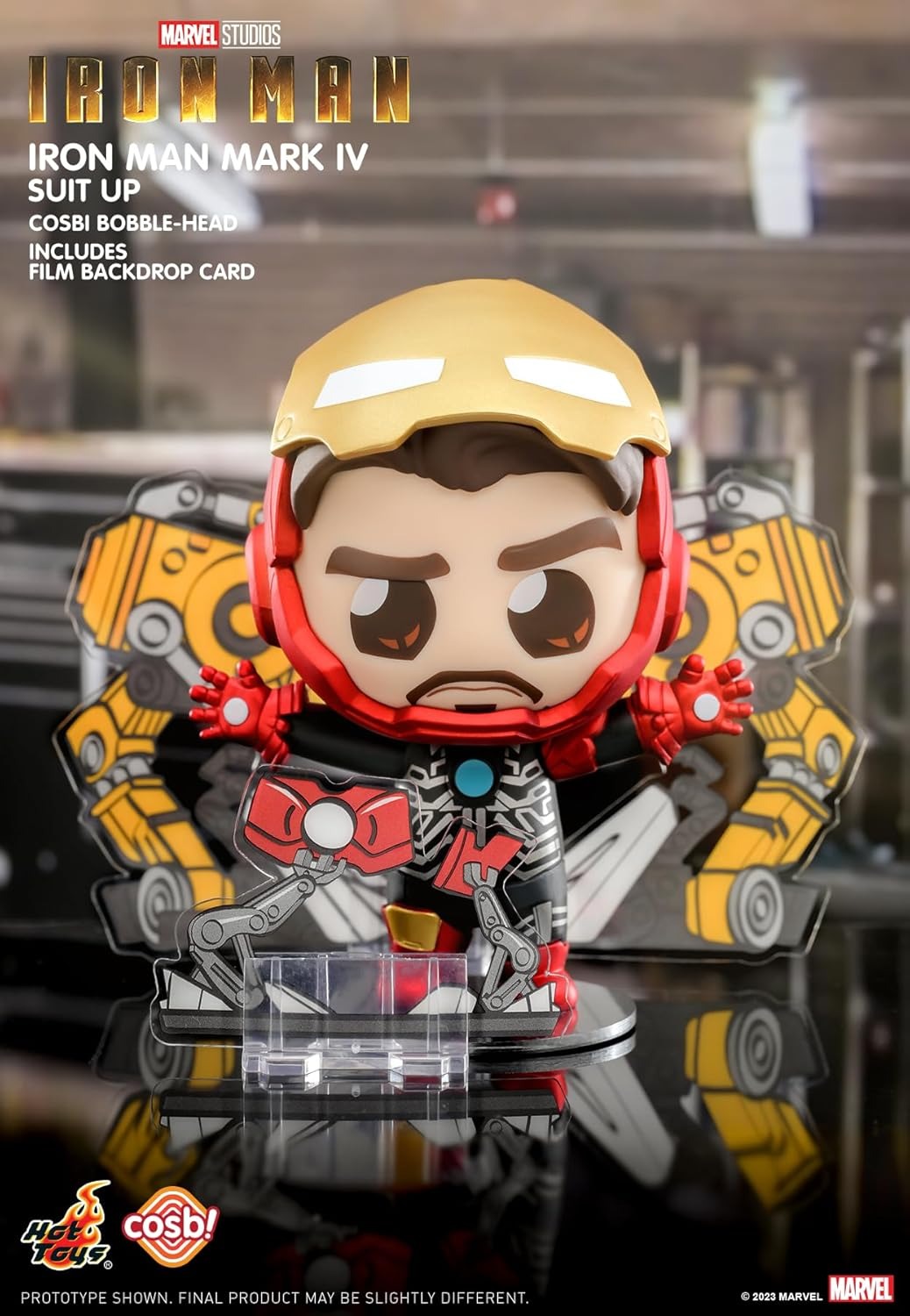 Cosbi Bobble-Head Collection: Series 1 Iron Man Tony Stark - 1-Random Figure Toys & Games Hot Toys