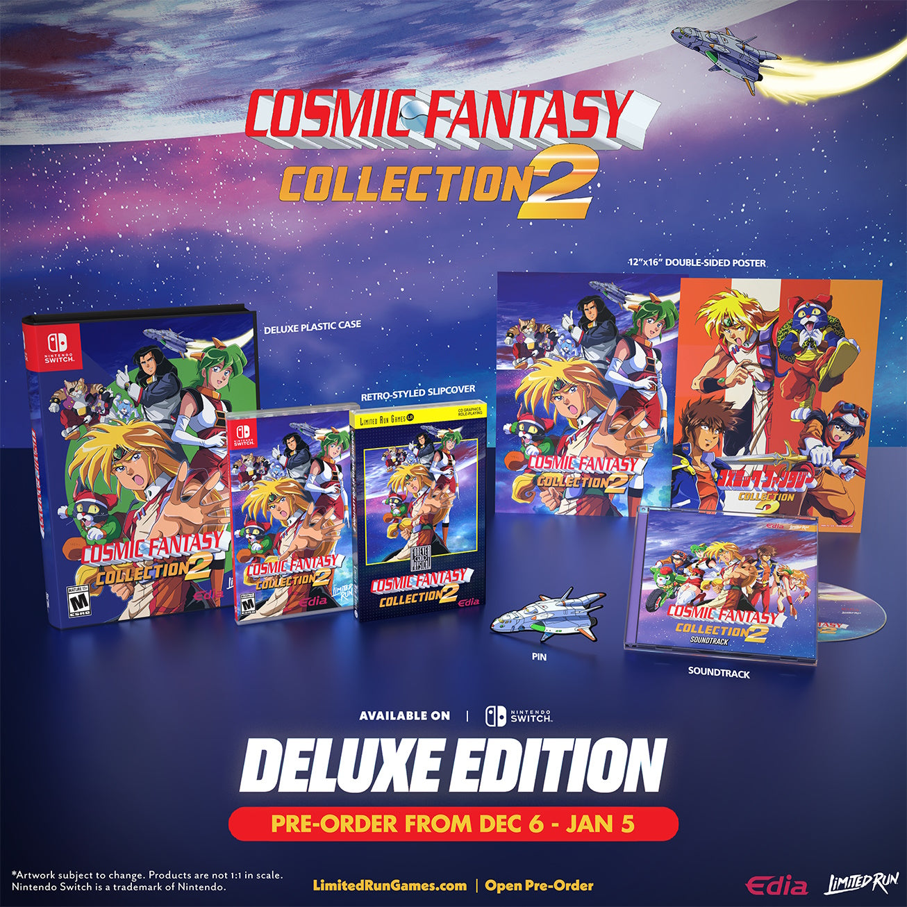 Cosmic Fantasy Collection 2 Deluxe Edition - Limited Run #268 [Nintendo Switch] Nintendo Switch Collector Limited Run Games