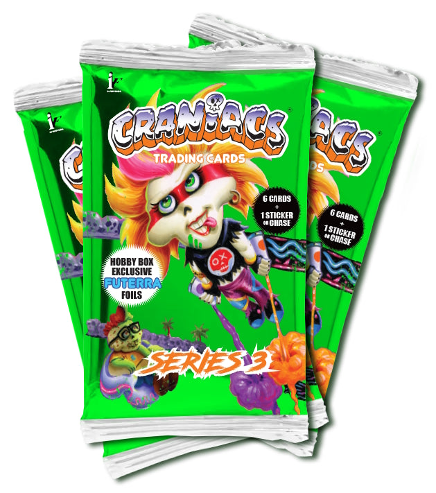 Craniacs: Series 3 Skullblam! Hobby Box - 24 Packs Card Game Ira Friedman Enterprises