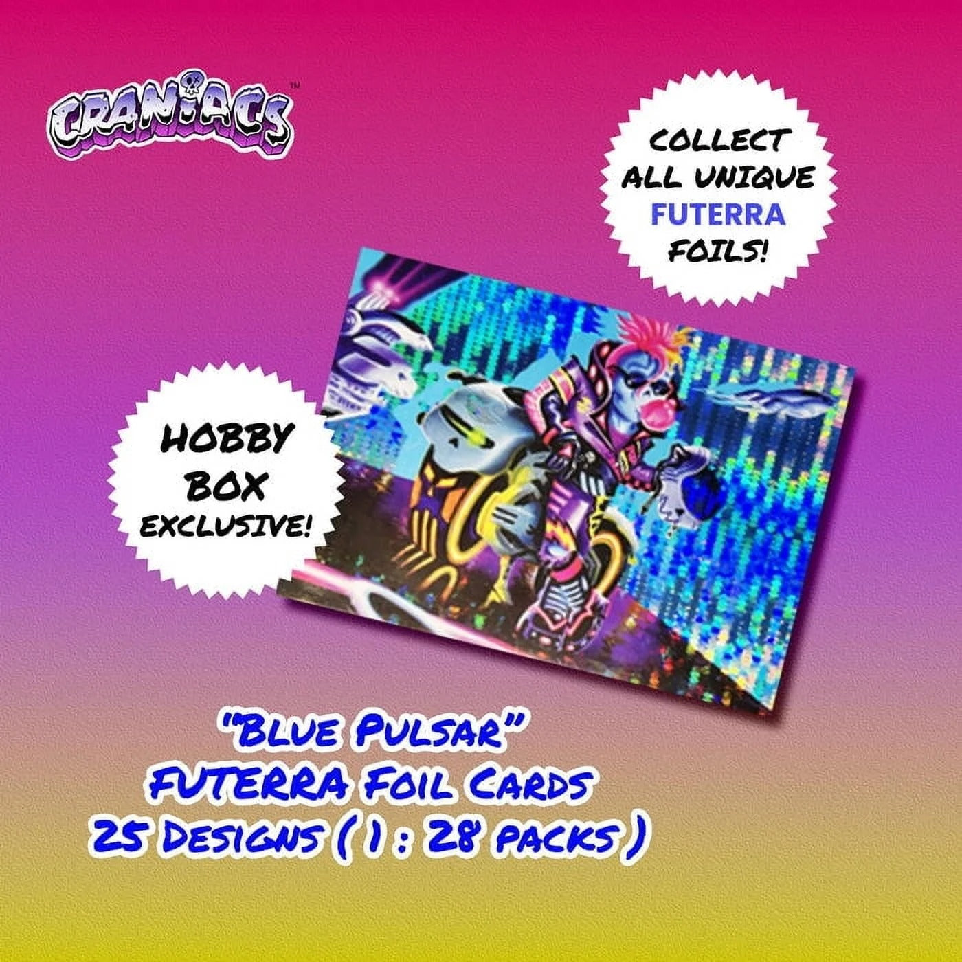 Craniacs TCG: Series 2 Trading Cards Hobby Booster Box - 24 Packs Card Game Craniacs
