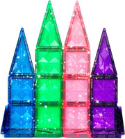 Crayola: Mini Glitter - 24 Piece Magnetic Tile Set Toys & Games Create On