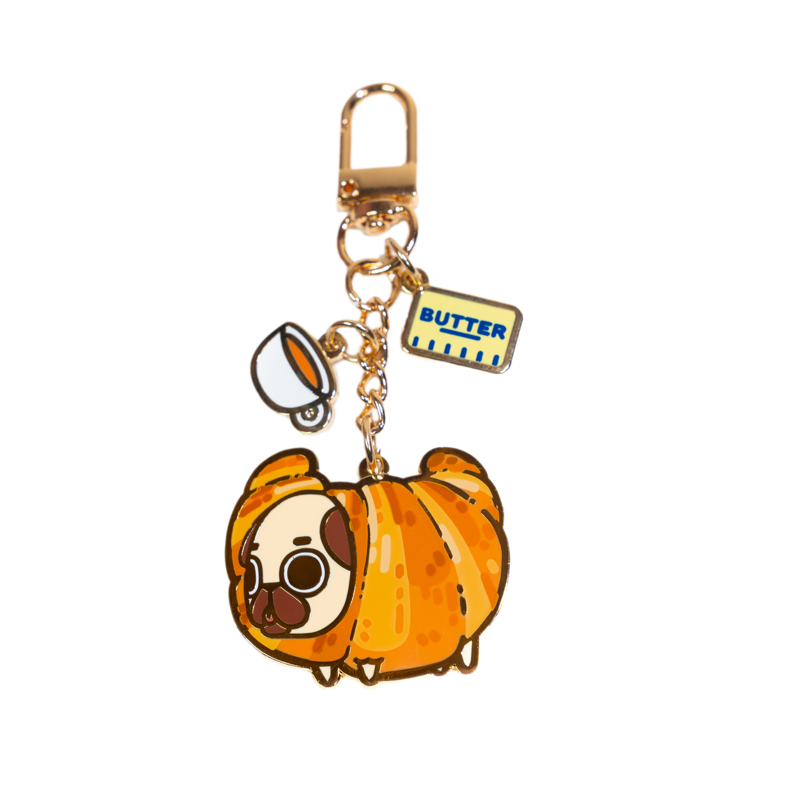 Puglie: Coffee Date "Stay Gold" Keychain Accessory Puglie