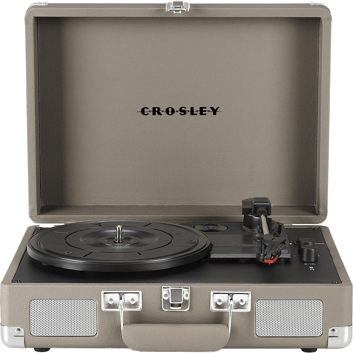 Crosley: Cruiser Plus Turntable - Taupe - CR8005F-TE [Electronics] Electronics Crosley
