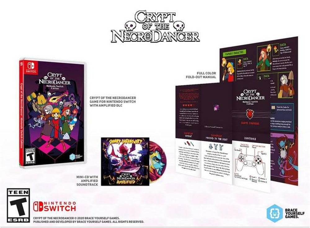 Crypt of The Necrodancer [Nintendo Switch] Nintendo Switch Video Game Brace Yourself Games