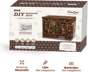 CuteBee: City Walk - Corner Coffee Shop DIY Miniature House Model Kit CuteBee
