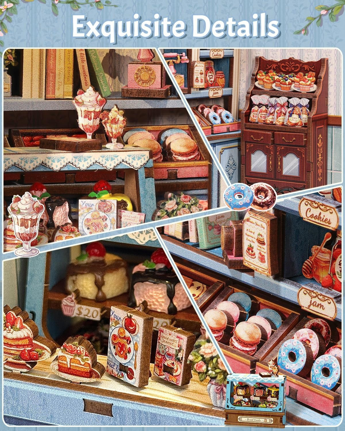 CuteBee: City Walk - Sweet Marie DIY Miniature House Model Kit CuteBee