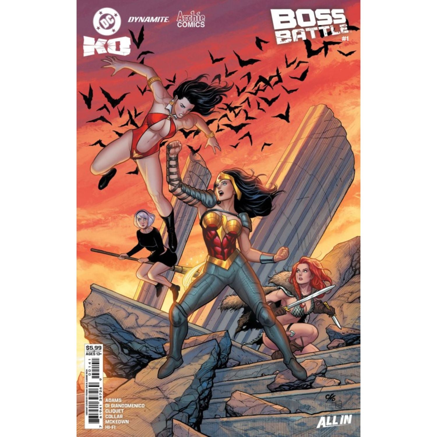 DC K.O. Boss Battle: #1 [Frank Cho CVR D] 2026 Comics DC Comics