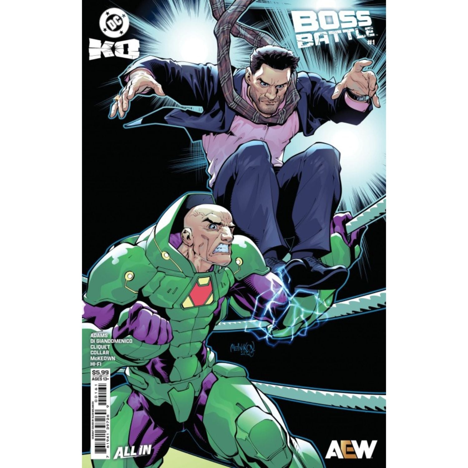 DC K.O. Boss Battle: #1 [Gleb Melnikov CVR F] 2026 Comics DC Comics
