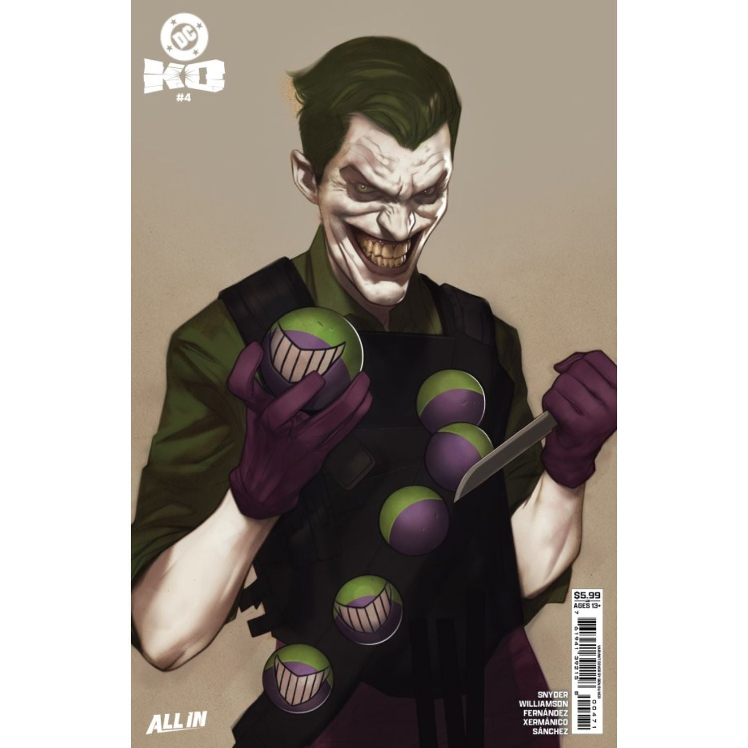 DC K.O.: #4 [Ben Oliver CVR H] 2026 Comics DC Comics