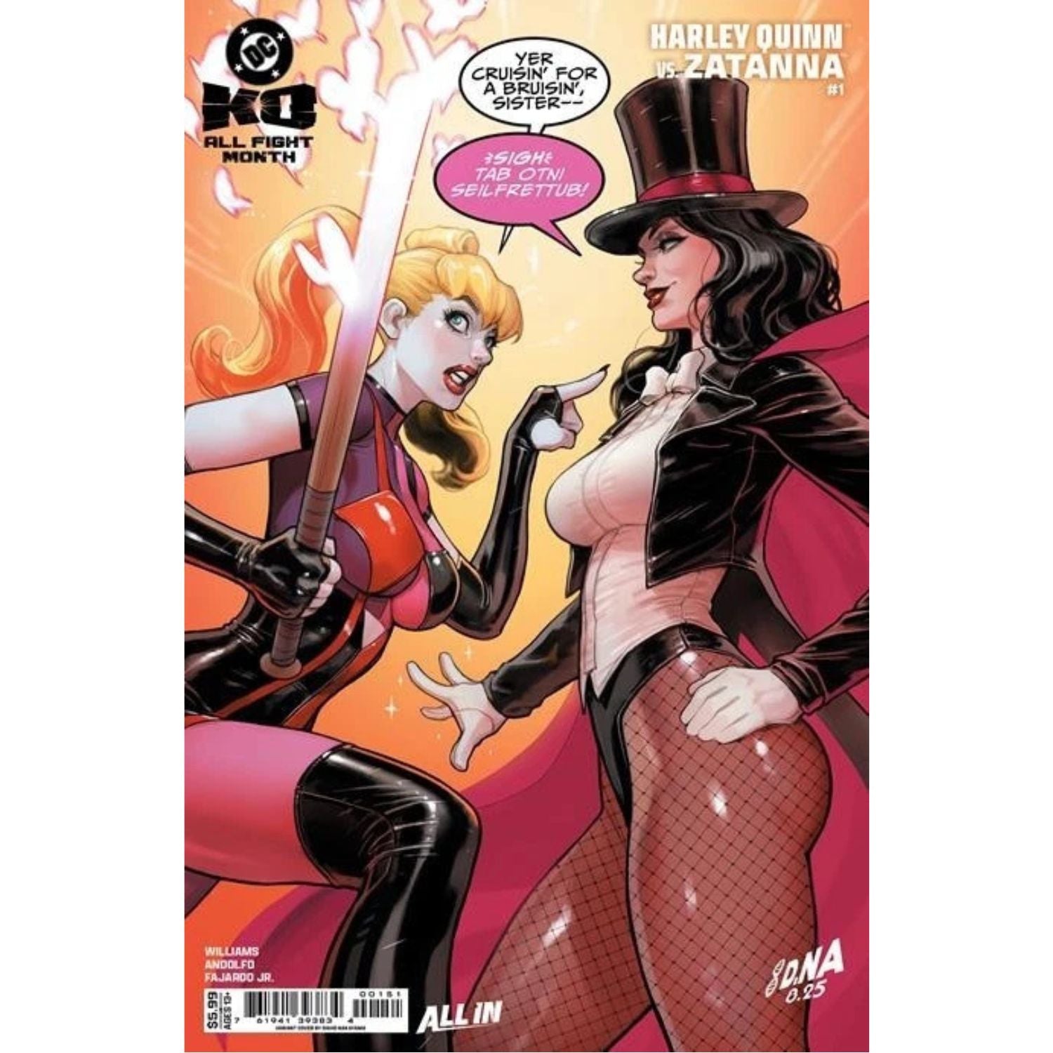 DC K.O. Harley Quinn VS Zatanna: #1 [David Nakayama CVR E] 2025 Comics DC Comics