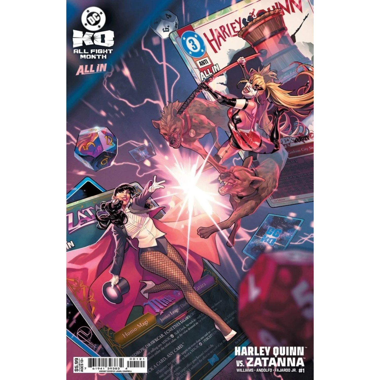 DC K.O. Harley Quinn VS Zatanna: #1 [Jamal Campbell CVR C] 2025 Comics DC Comics